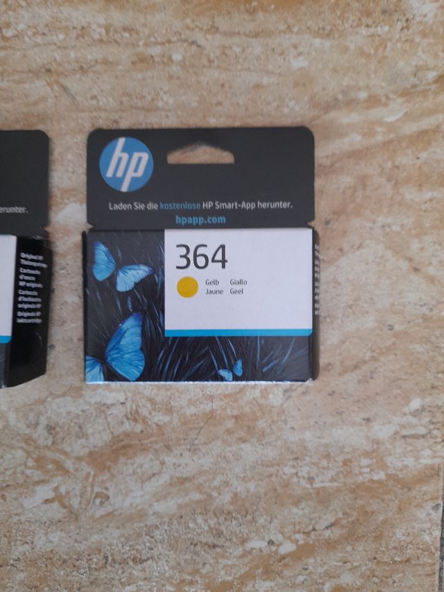 cartucho impresora amarillo hp364 nuevos
