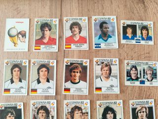 Lote cromos MUNDIAL ESPAÑA 82 de Panini 
