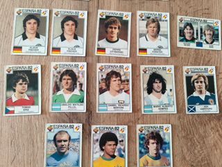 Lote cromos MUNDIAL ESPAÑA 82 de Panini 