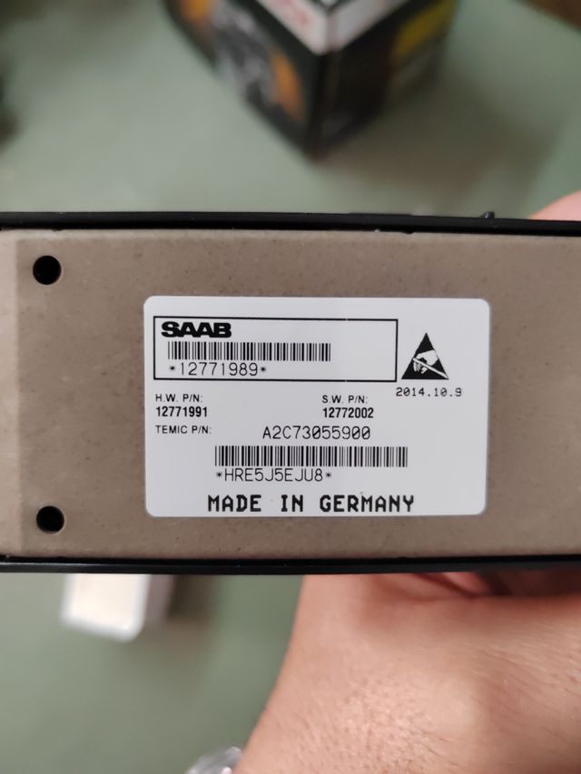 botonera tras der saab 93 2003-2009