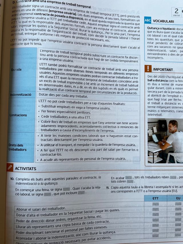 Libro "Formació i Orientació Laboral" FOL