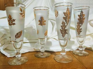 Set 4 bicchieri Pilsner anni 50/60