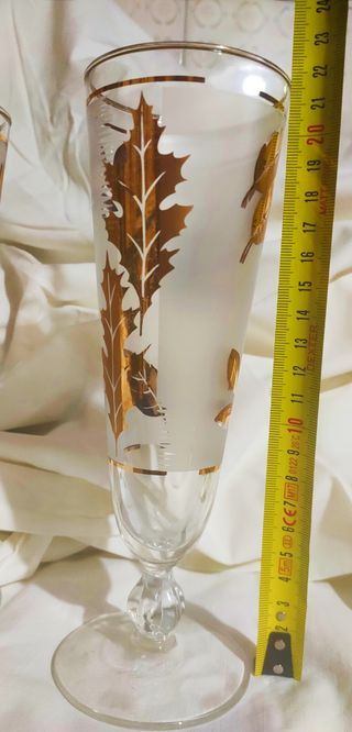 Set 4 bicchieri Pilsner anni 50/60