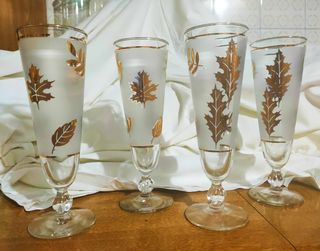 Set 4 bicchieri Pilsner anni 50/60