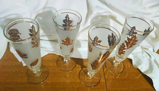 Set 4 bicchieri Pilsner anni 50/60