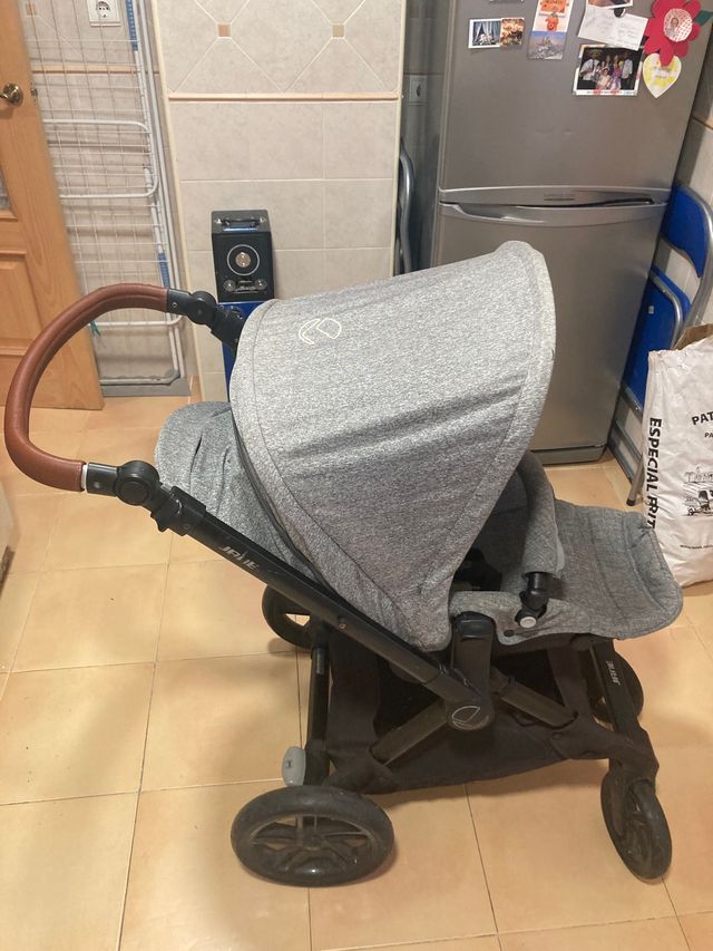 Fodera Bracciolo Passeggino BabyDome - Grigio, Morbida E Lavabile, Fatto A Mano - Foto 3