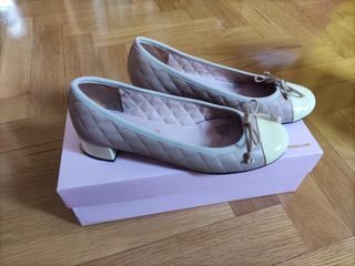 Bailarinas de piel rosa crema 37 Pretty Ballerinas