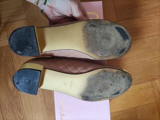Bailarinas de piel rosa crema 37 Pretty Ballerinas