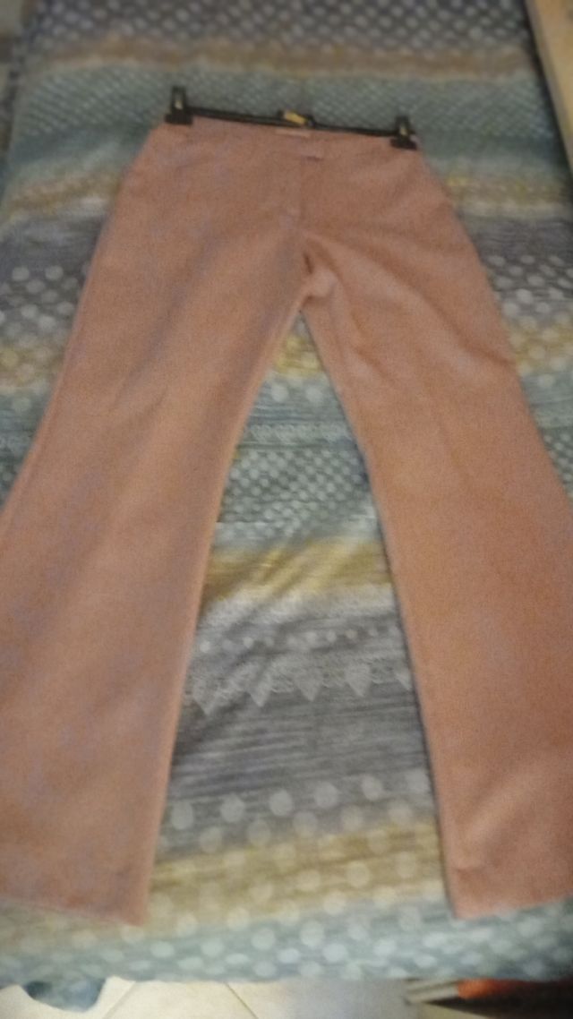 pantaloni glicine donna M