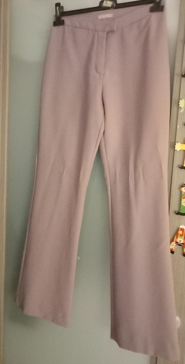 pantaloni glicine donna M