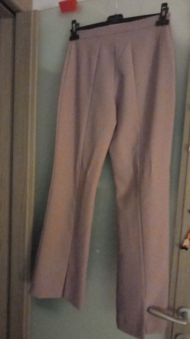 pantaloni glicine donna M