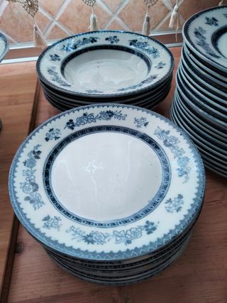 vajilla antigua