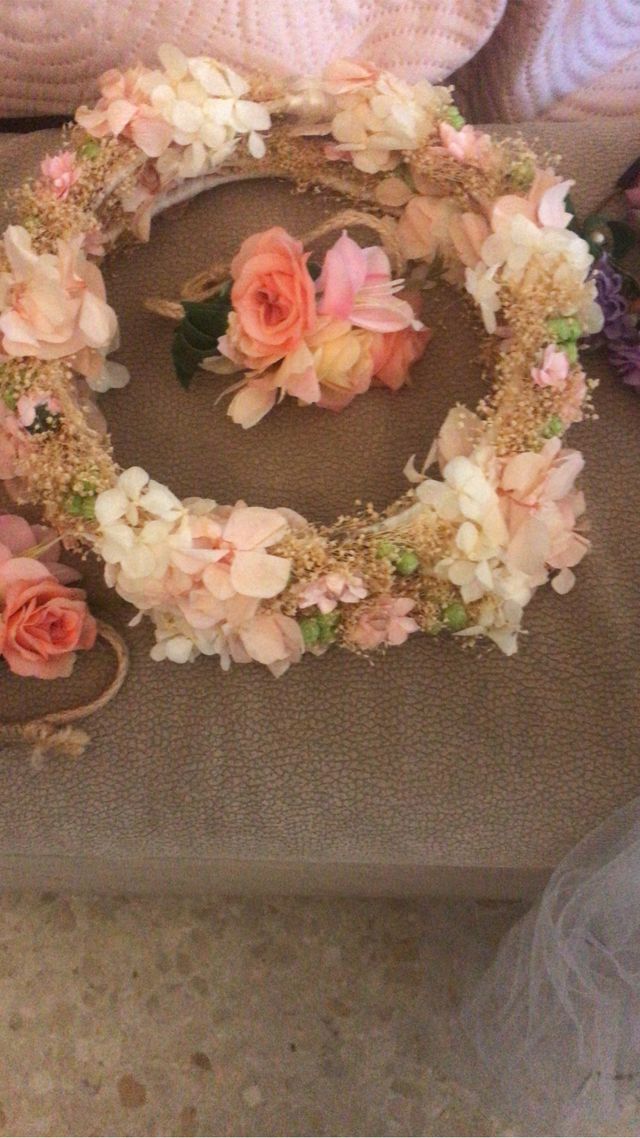 Pulseras de flores de varios tamaños y colores 5 e