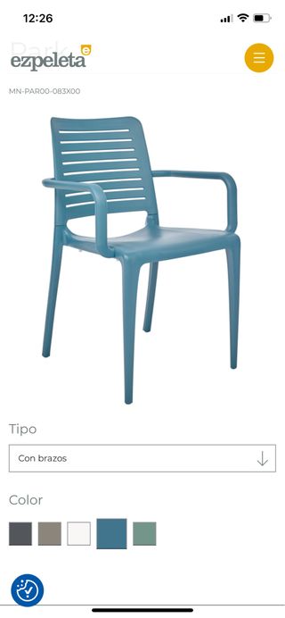 Sillas y mesas de terraza Hosteleria