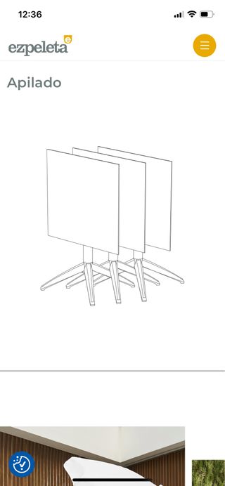 Sillas y mesas de terraza Hosteleria