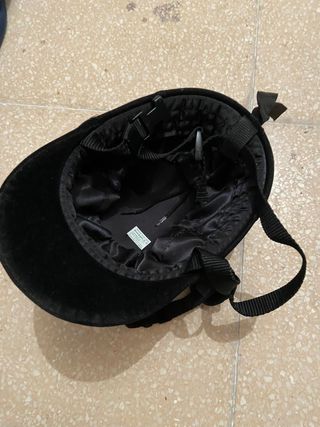 Casco niña hípica negro