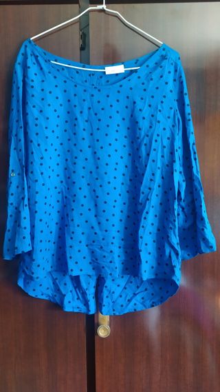 Camisa azul vintage
