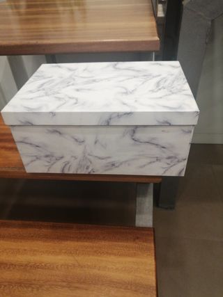 Caja efecto marmol