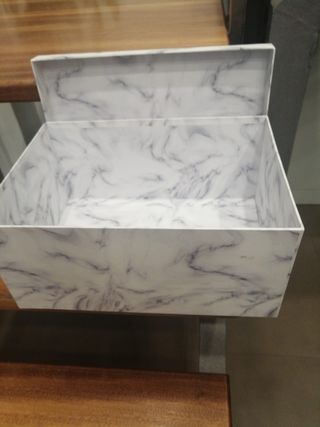 Caja efecto marmol