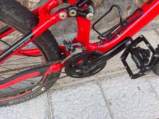Bicicleta montaña doble suspensión, de carbono