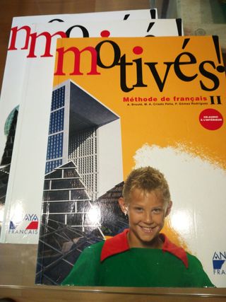 3 Libros de francés Motives II Anaya 