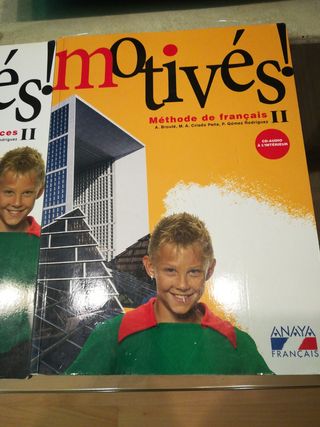 3 Libros de francés Motives II Anaya 