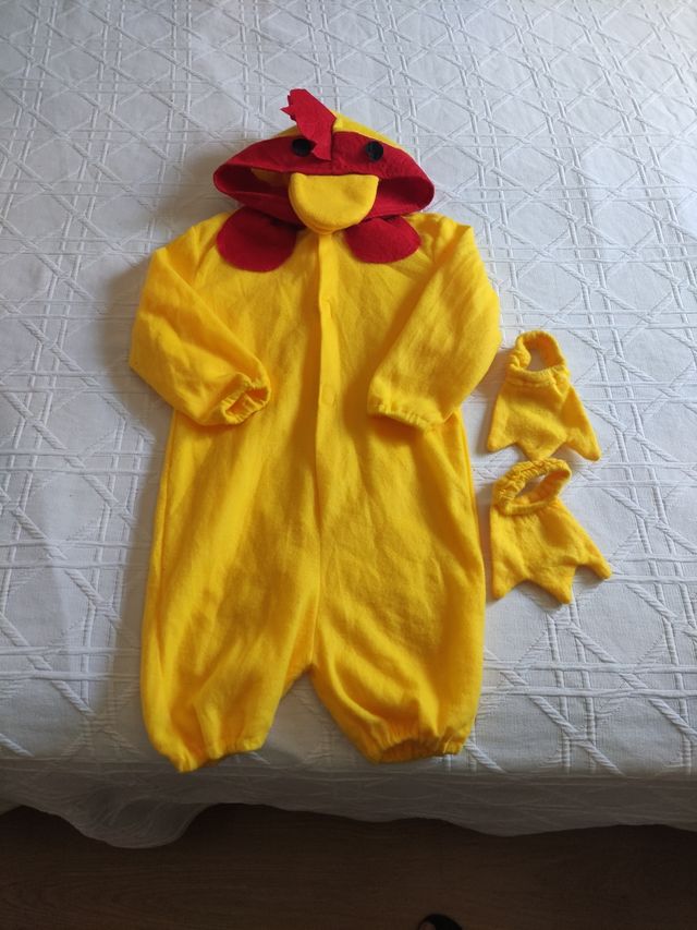 disfraz de pollo (3-4 años)