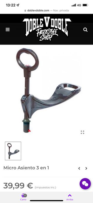 Sillín patinete MICRO