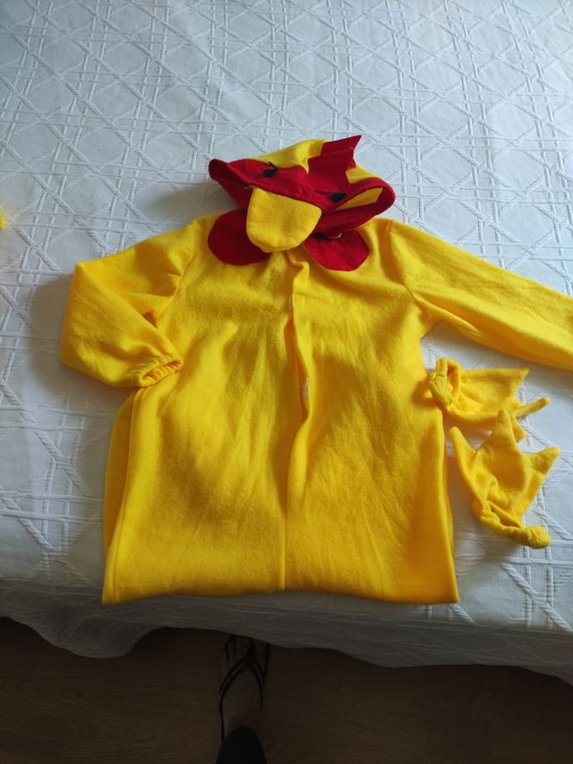 disfraz de pollo (5-6 años)