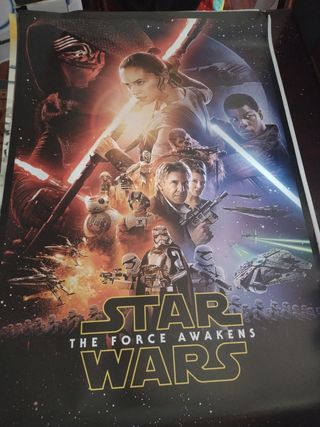 8 Posters STARWARS 60x90 centímetros