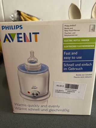 Calienta biberones avent