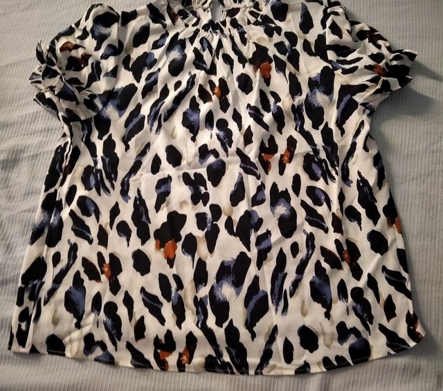 maglia Shein curvy 1XL leopardata