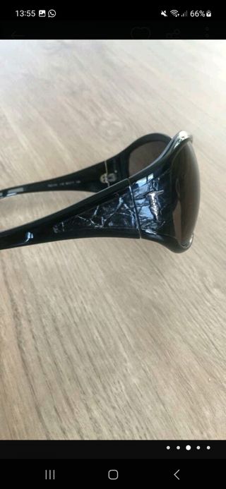 Trussardi Gafas Sol Vintage Negro