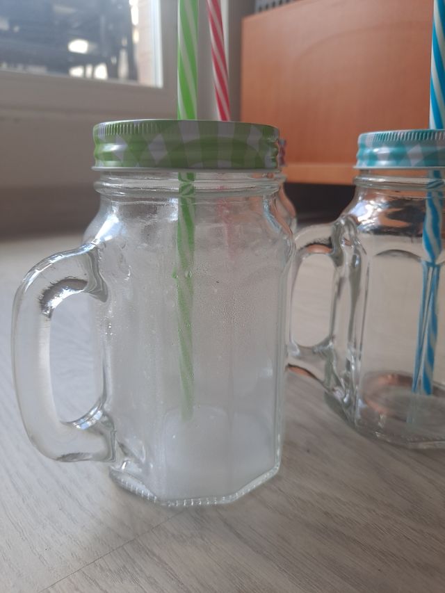 Jarras para smothies de cristal