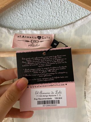 Abrigo cardigan kimono Narbone El armario de Lulú