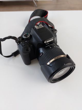 Canon 600 D, más objetivo Tamron 18-270 mm