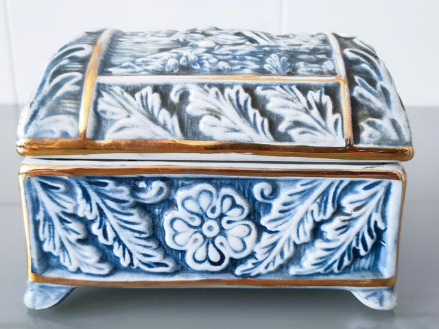 Joyero de porcelana Capodimonte