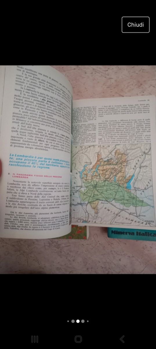 Lotto libri 3 volumi di geografia "Uomo Ambiente"