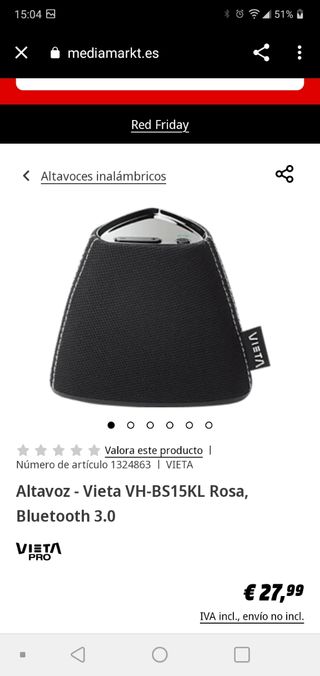 Altavoz Bluetooth