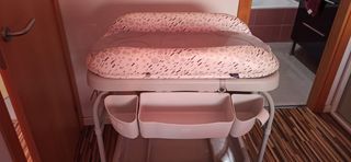 bañera cambiador gris chicco plegable