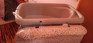 bañera cambiador gris chicco plegable