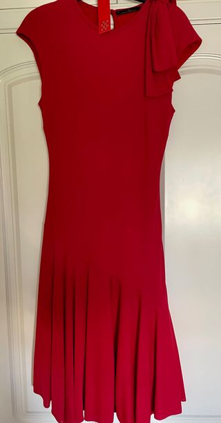 Vestido rojo de Carolina Herrera 