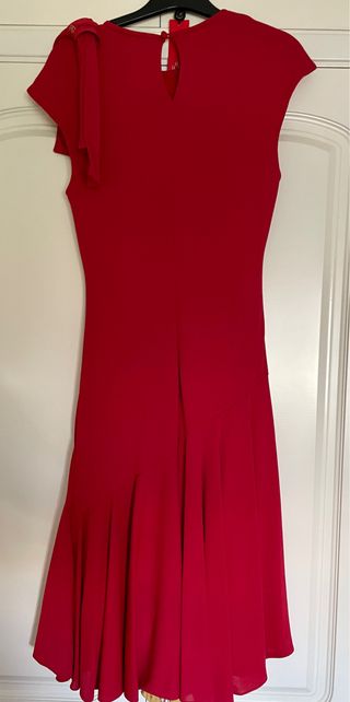 Vestido rojo de Carolina Herrera 