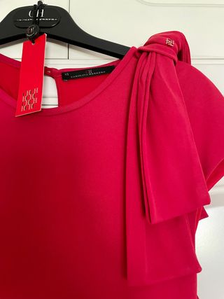 Vestido rojo de Carolina Herrera 