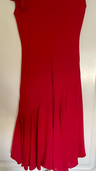 Vestido rojo de Carolina Herrera 