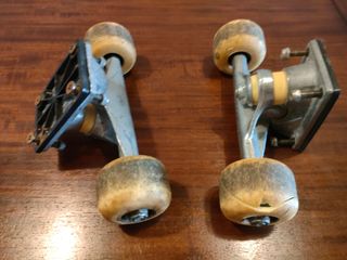 Pack 2 Ejes de Skate. Puentes + Ruedas y Cojinetes