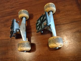 Pack 2 Ejes de Skate. Puentes + Ruedas y Cojinetes