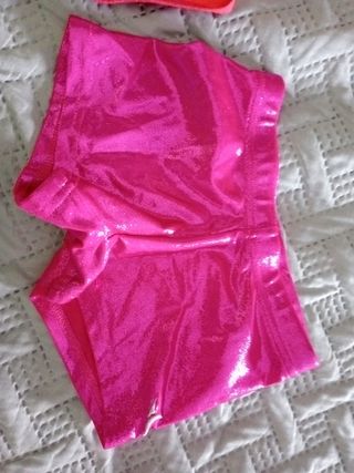 Maillot y pantalón corto de gimnasia rítmica