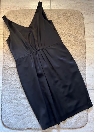 Vestido satinado de Caramelo