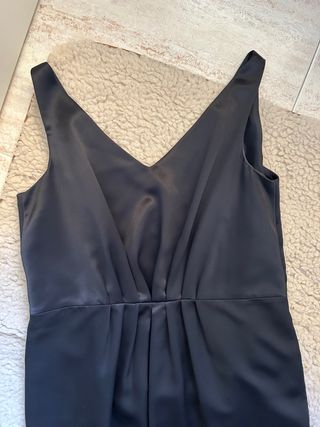 Vestido satinado de Caramelo